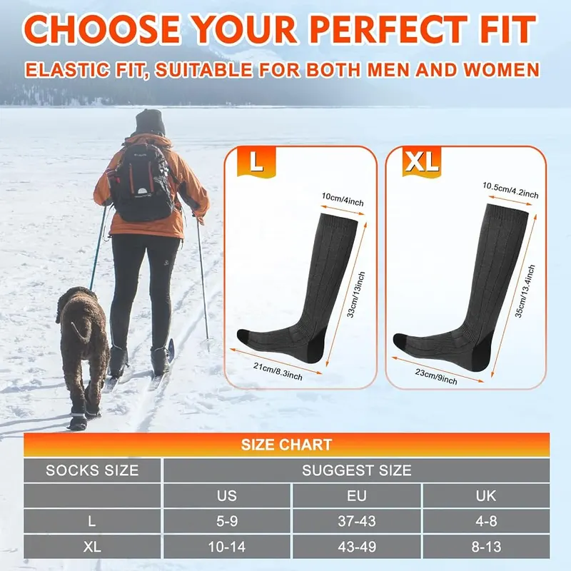Netraty Heated Socks Gray – product photo 8 of 9