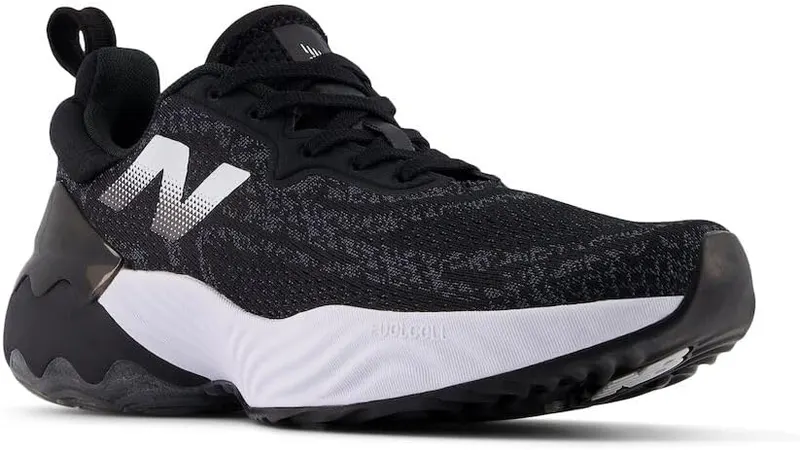 New Balance Women’s FuelCell Rebel TR V2 Running Black/White/Bleached Lime Glo – TPU shank adds support without compromising flexibility