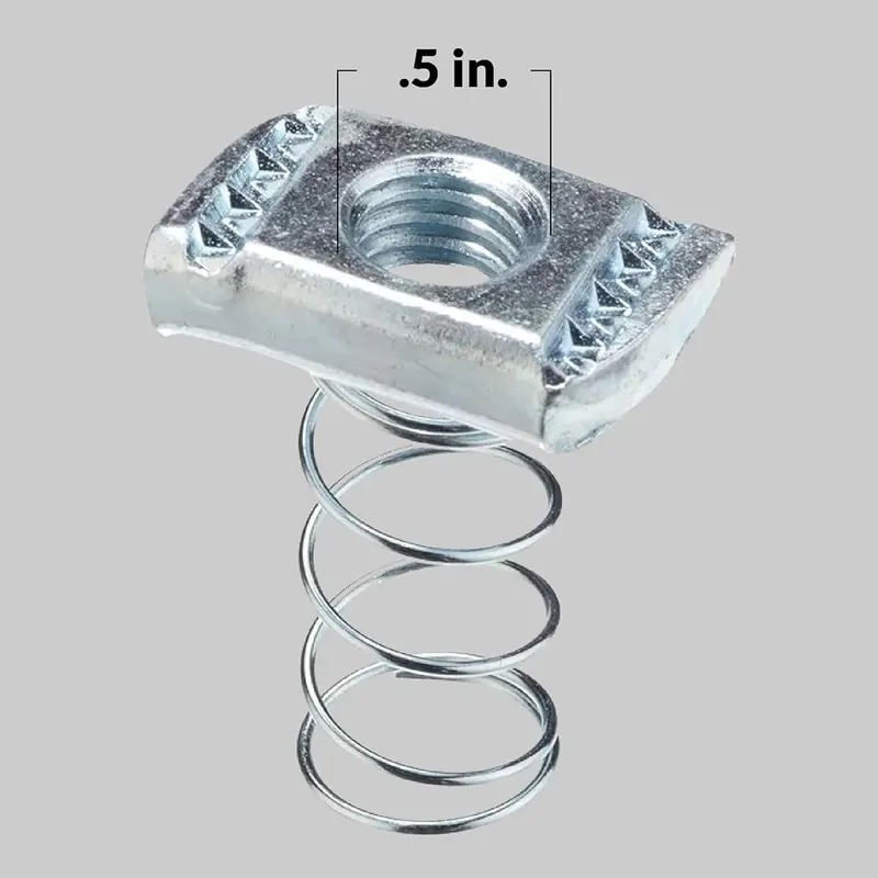 Newhouse Electric SP12-5PK Strut Channel Spring Nut .5-inch – product photo 2 of 7