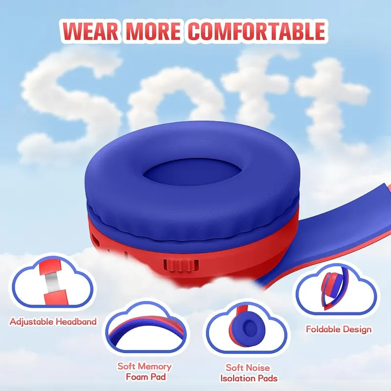 Niecase Kids Wireless Headphones – Lightweight build for young kids