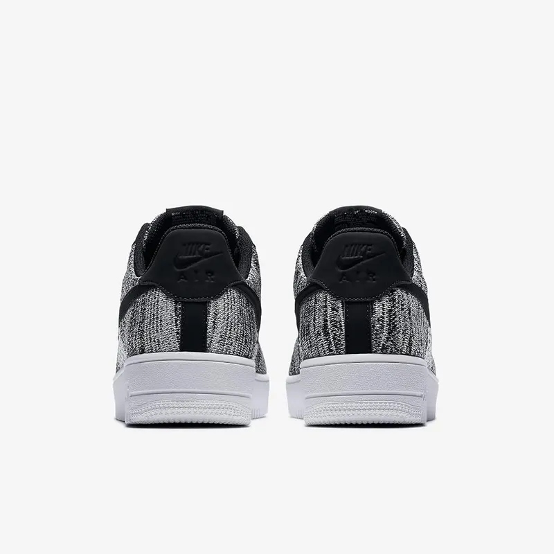 Nike Men’s Air Force 1 Flyknit 2.0 Black Black Pure Platinum Black White 1 – product photo 6 of 6