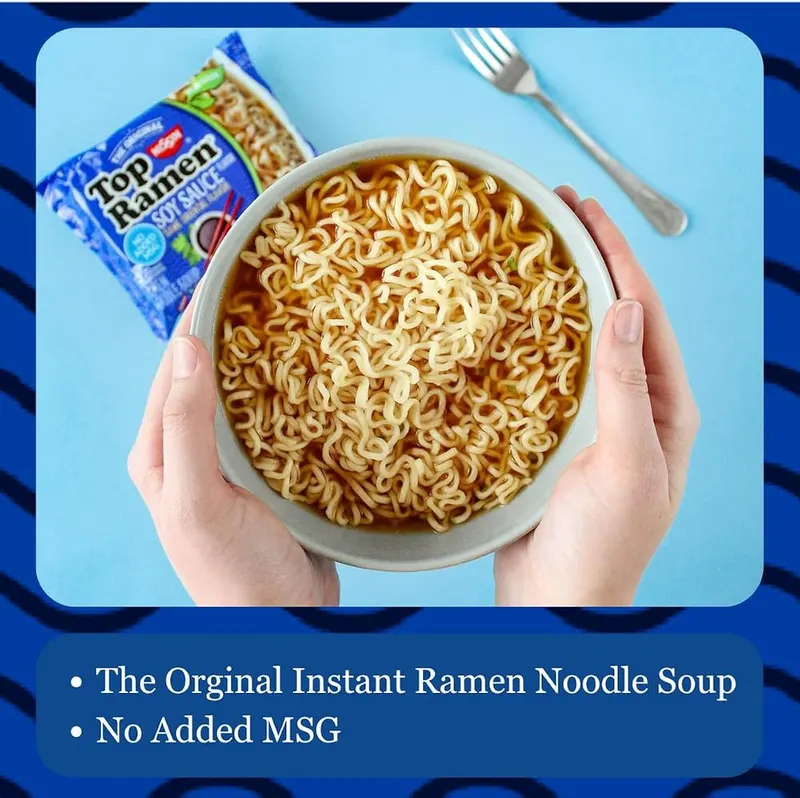 Nissin Top Ramen Noodle Soup – Loaded with Veggies