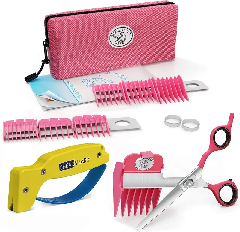 No Buzz Clipper + Sharpener by Scaredy Cut in Pink