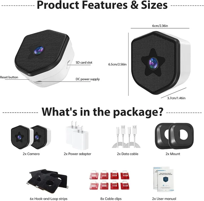 Noahlink 3MP 2K Window Camera – product photo 9 of 9