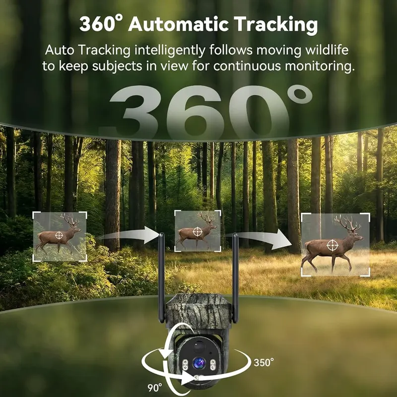 Noahlink 4G LTE Cellular Trail Camera – 2K live view, color night vision