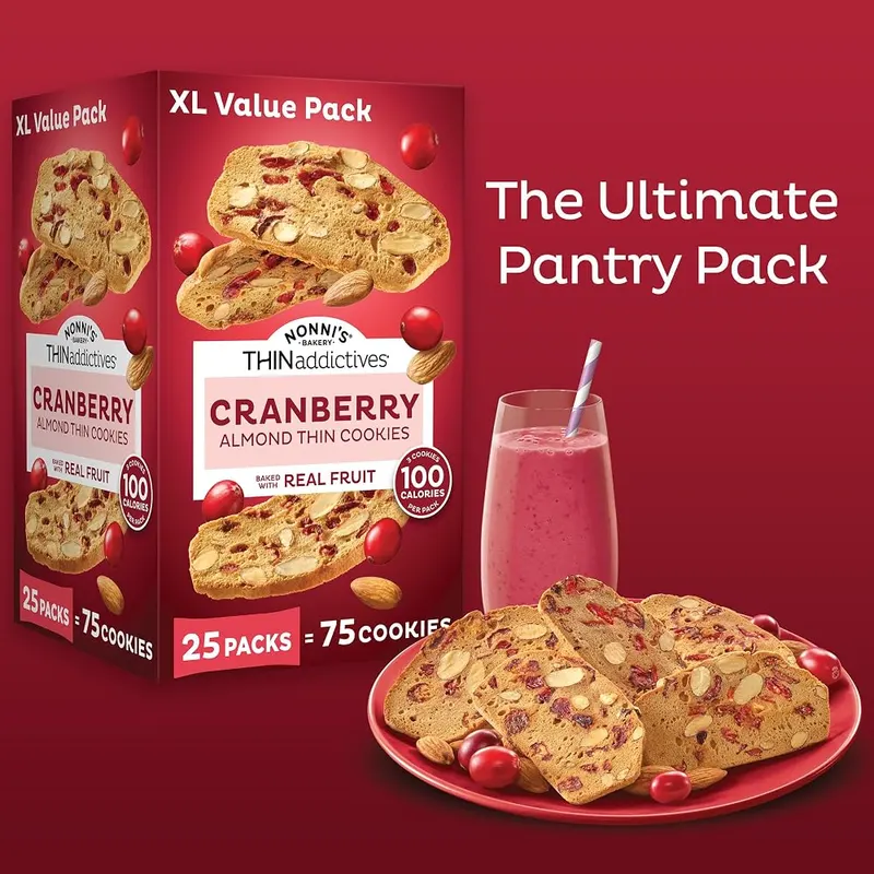 Nonni’s THINaddictives Cranberry Thin Cookies – product photo 7 of 7