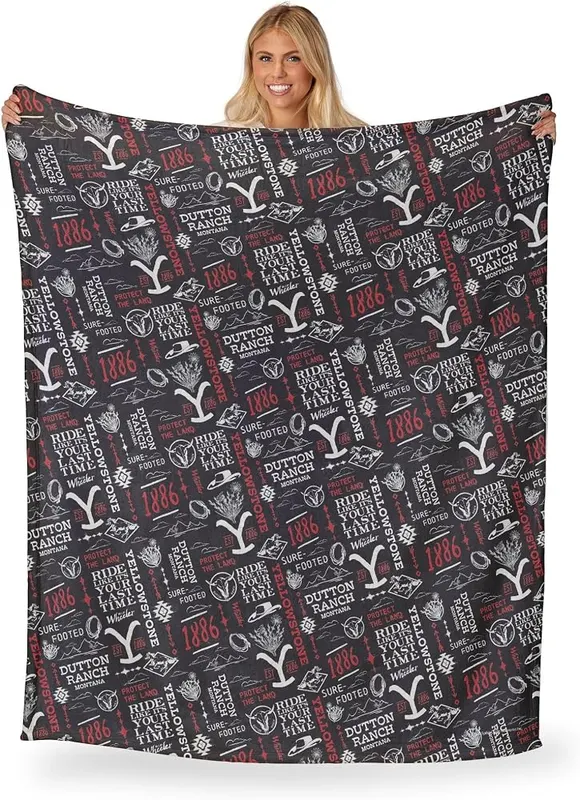 Northwest Yellowstone Silk Touch Throw Blanket – 100% Polyester