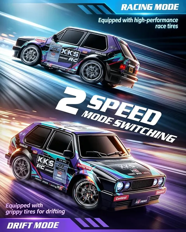 Nowzeth RC Drift Car 20KM/H – Drift and racing tire sets