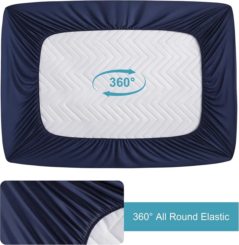 NTBAY Twin Waterproof Mattress Protector – Waterproof TPU membrane backing