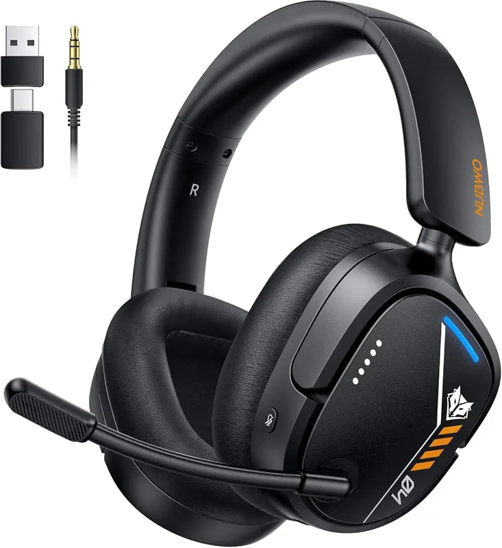 NUBWO Wireless Gaming Headset – 2.4GHz wireless gaming headset