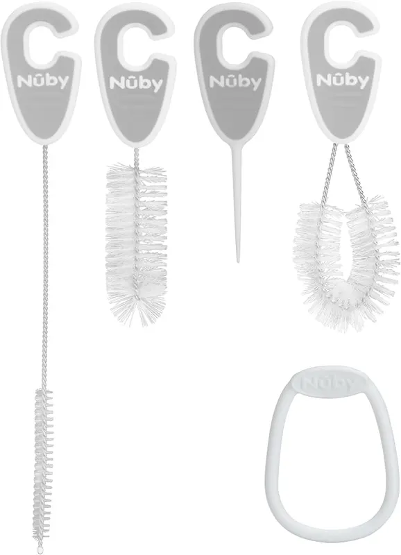 Nuby Bottle and Cup All Around Cleaning – Nuby’s Bottle & Cup Cleaning Brush Set makes