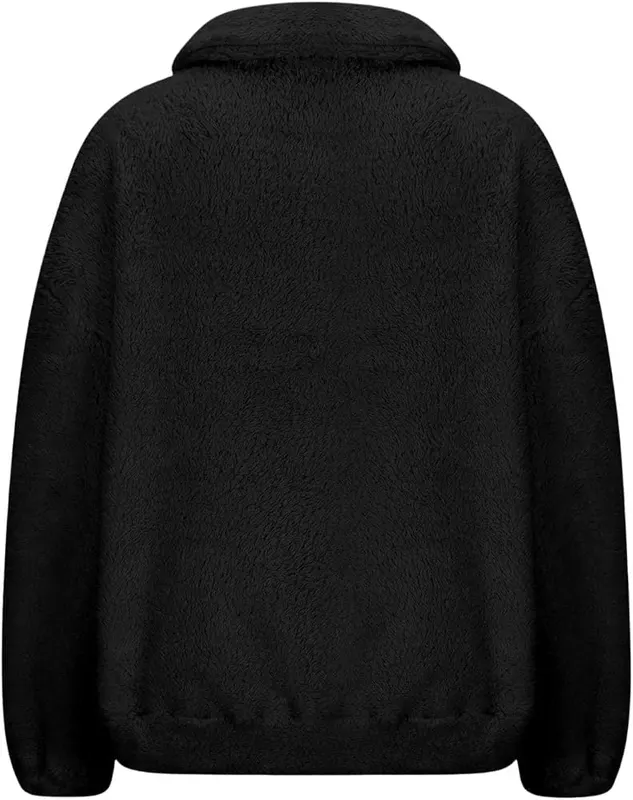 Numaller Womens Quarter Zip Pullover Lapel Collar 2XL – product photo 9 of 9