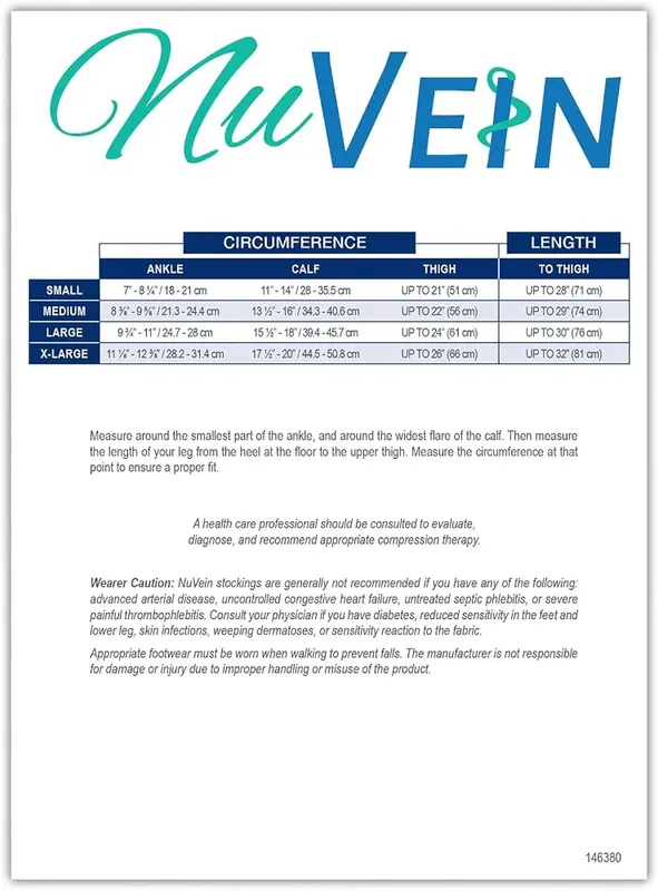 NuVein Surgical Stockings – Toe-less foot is breathable and comfort allows