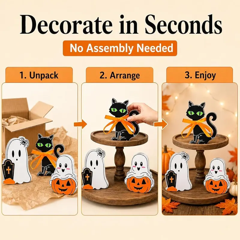NYPHZAT Halloween Tabletop Decor – product photo 6 of 7