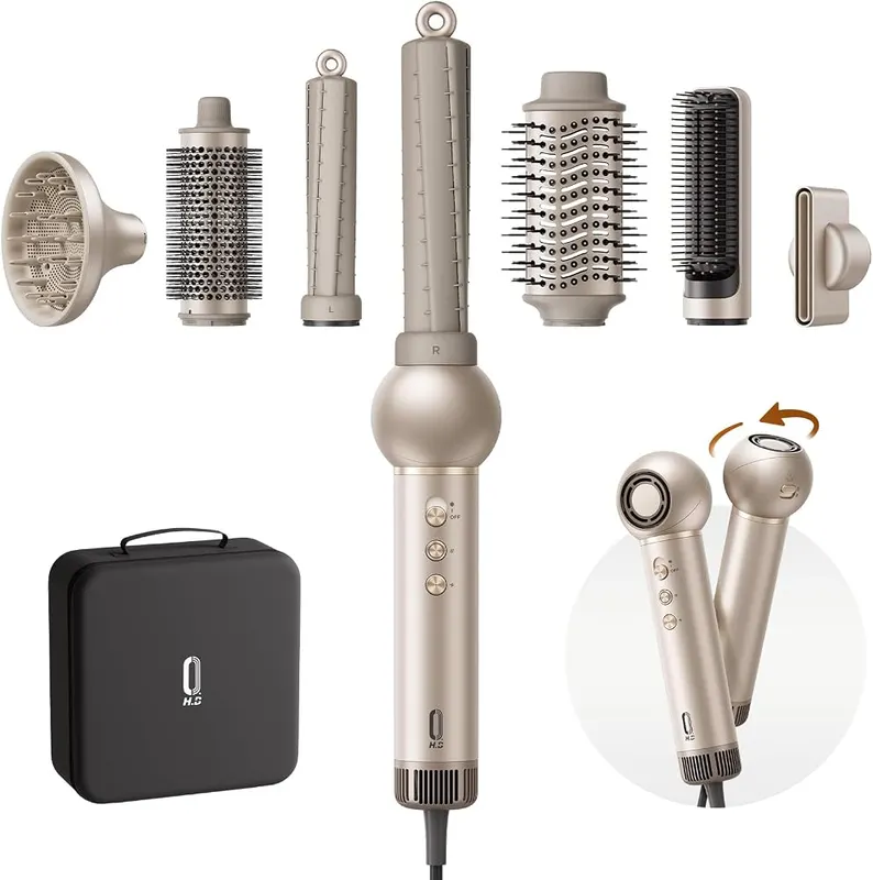 O.H.B 8 in 1 Air Styler in Gold