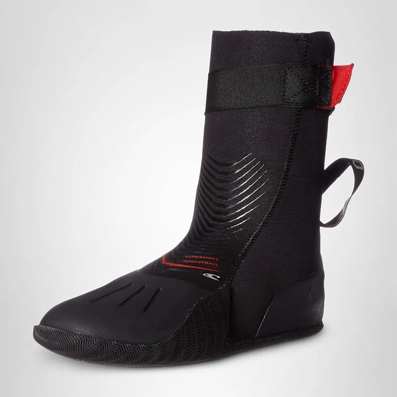 O’NEILL Heat 3mm Round Toe Neoprene Boot – 90% Neoprene, 10% Nylon