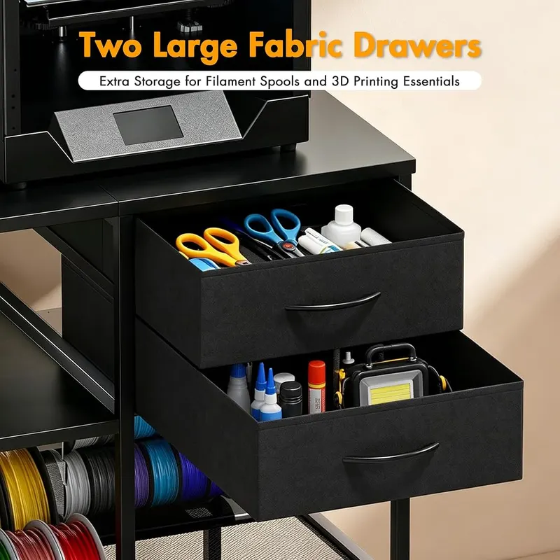 Oakvera 3D Printer Stand Black – product photo 8 of 9