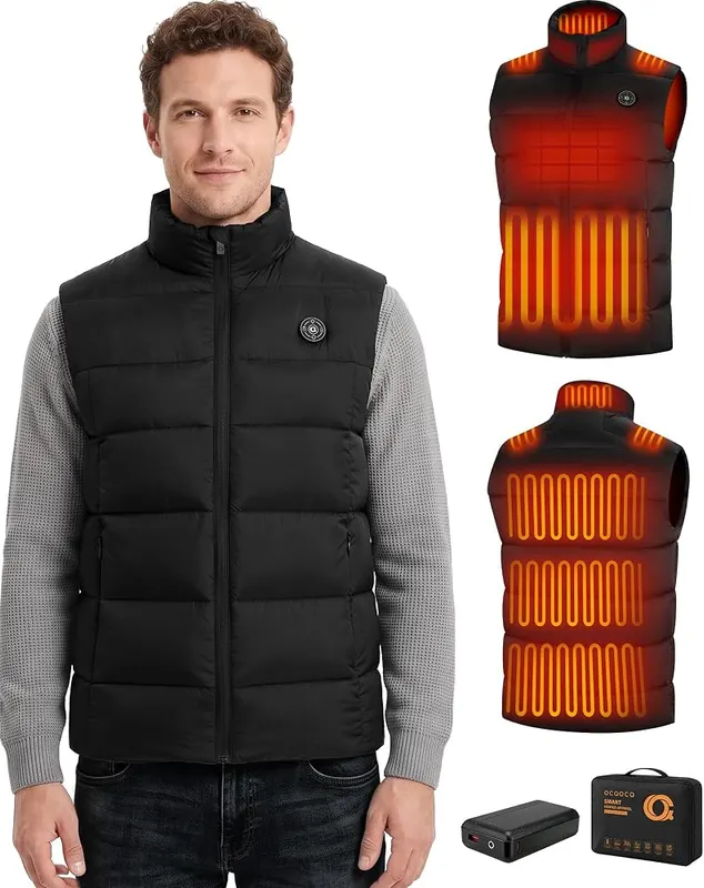 OCQOCQ Men’s Heated Vest