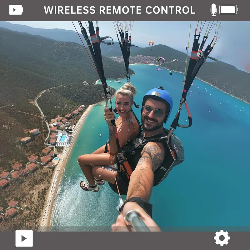 ODDV 4K60FPS 30MP Action Camera – 2.4G WiFi remote control