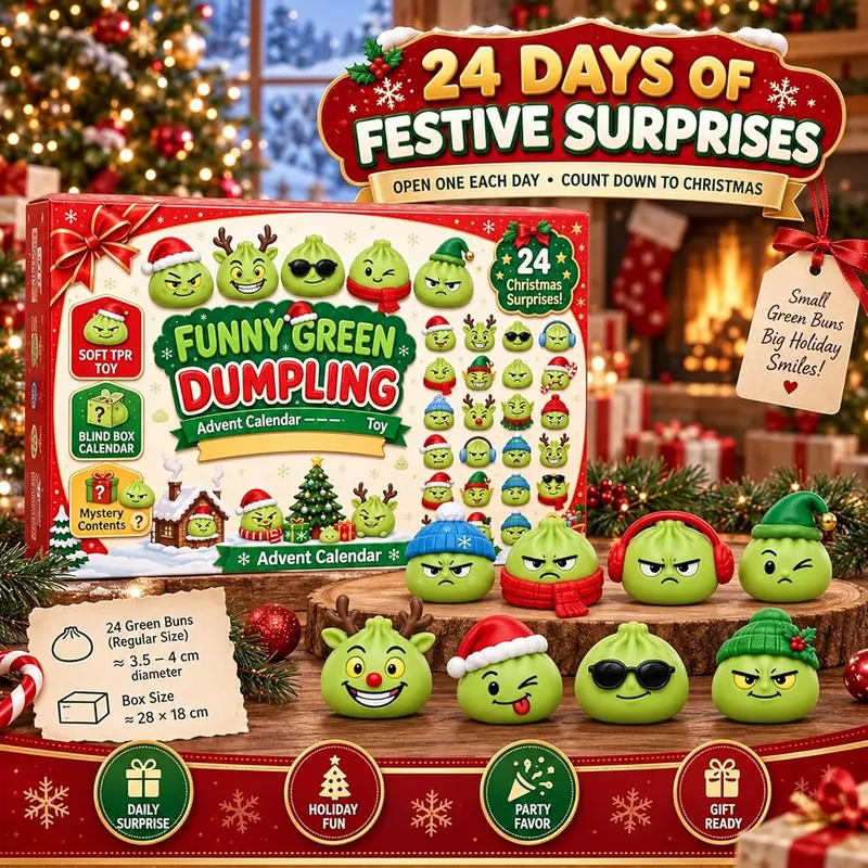 ODEUIAOD Christmas Squishies Advent Calendar 2026 – great for holiday party favors