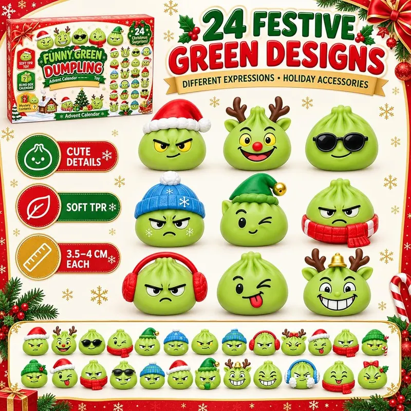 ODEUIAOD Christmas Squishies Advent Calendar 2026 – product photo 7 of 7