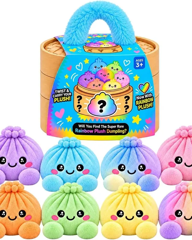 ODEUIAOD Giant Mystery Dumpling Plush Pillows Cute #001-random Color-a One Size in #001-random Color-a