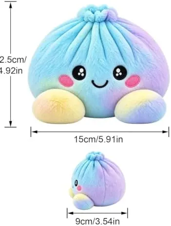 ODEUIAOD Giant Mystery Dumpling Plush Pillows Cute #001-random Color-a One Size – Multi‑scene Practical Application