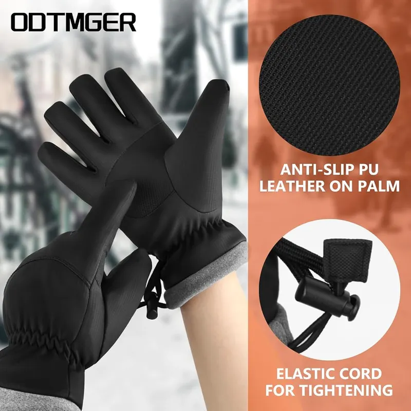 Odtmger Winter Gloves Black – Made for kids and adults