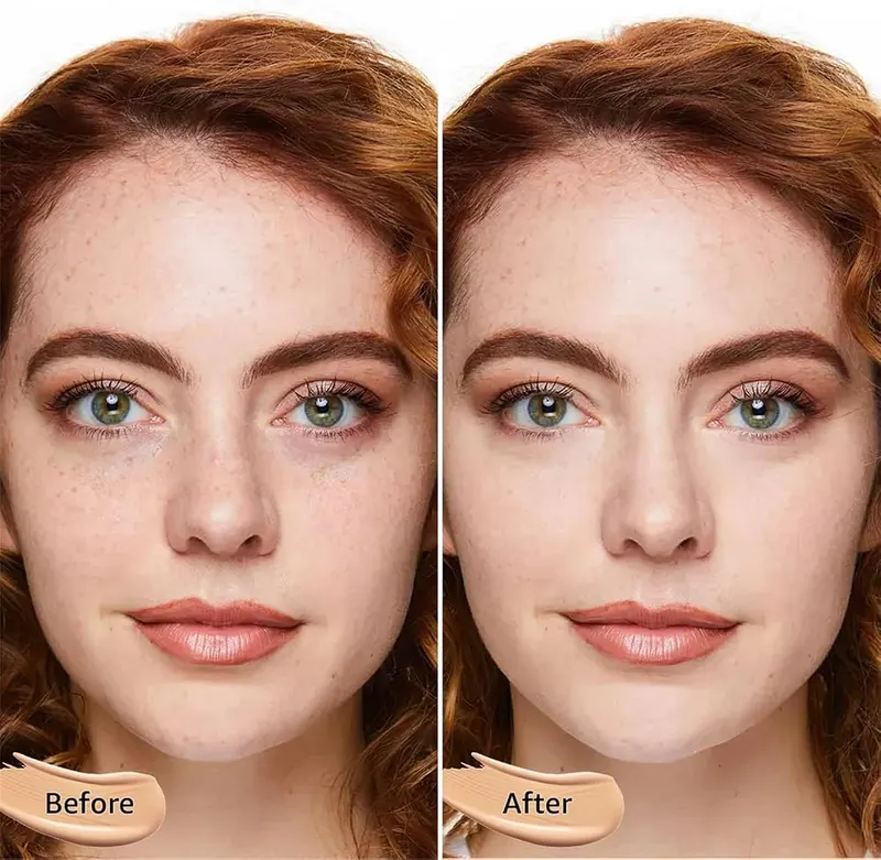 OETUIOW Cushion Foundation Concealer Full Coverage CC – Cushion foundation compact