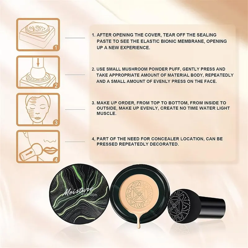 OETUIOW Cushion Foundation Concealer Full Coverage CC – 11 options to choose from