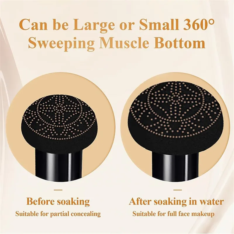 OETUIOW Cushion Foundation Concealer Full Coverage CC – product photo 7 of 9