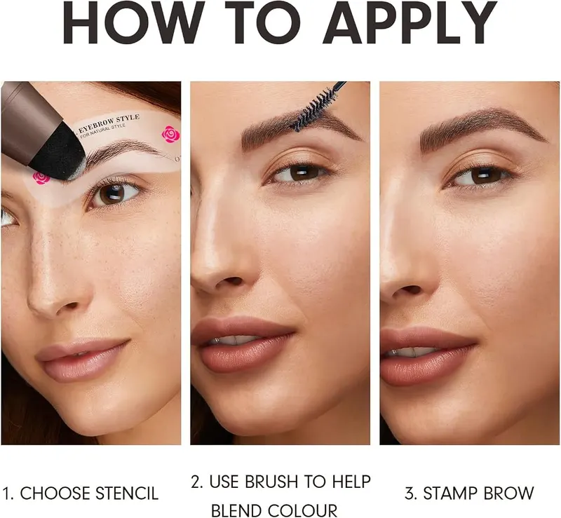 OETUIOW One-Step Eye Brow Stencil Kit – The Perfect Gift