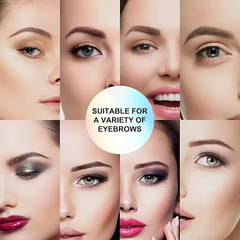 OETUIOW One-Step Eye Brow Stencil Kit – product photo 8 of 9