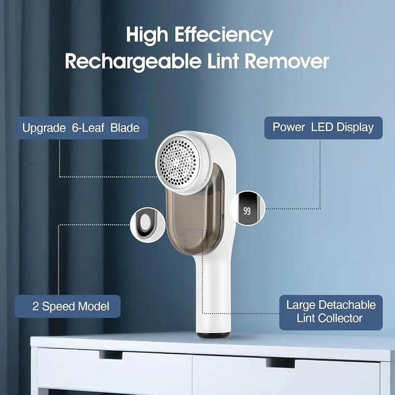 OKAKA Electric Fabric Shaver Defuzzer – Two speed settings