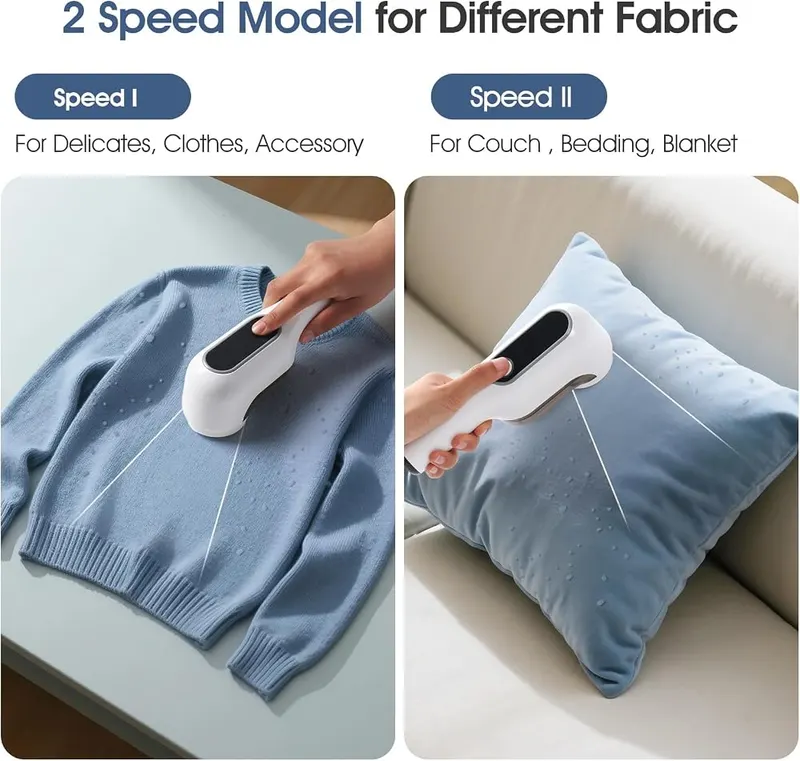 OKAKA Electric Fabric Shaver Defuzzer – Cordless handheld lint defuzzer