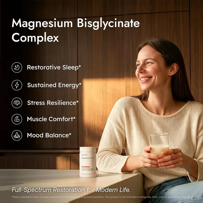 Olenphogy Magnesium Bisglycinate Complex – Premium Chelated Magnesium Bisglycinate for Sleep & Energy