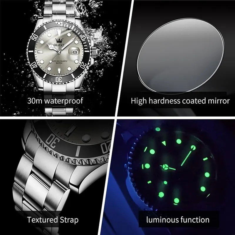 OLEVS Watches – Luminous hands for low light