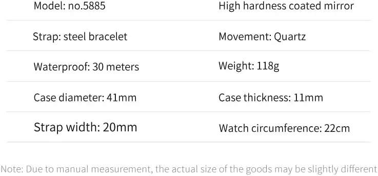 OLEVS Watches – 30 meter water resistance