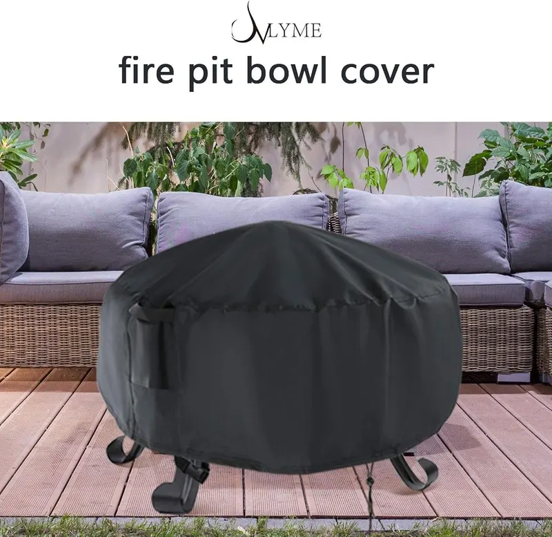 Onlyme Fire Pit Cover Round – Tear Resistant
