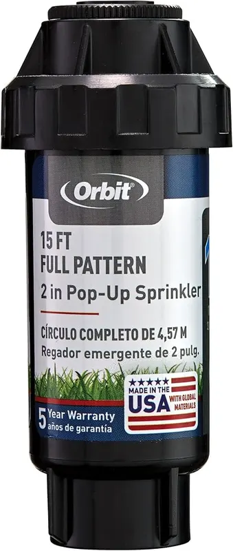 Orbit 54326 2″ Pop-Up Spray Head Sprinkler – Compatible with bodies and nozzles from Orbit, Hydro-Rain