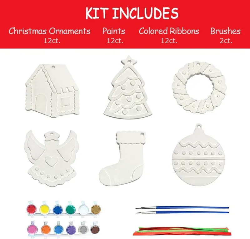ORIENTAL CHERRY Christmas Crafts – DIY resin ornament painting kit