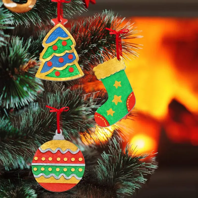 ORIENTAL CHERRY Christmas Crafts – Washable paints for reuse