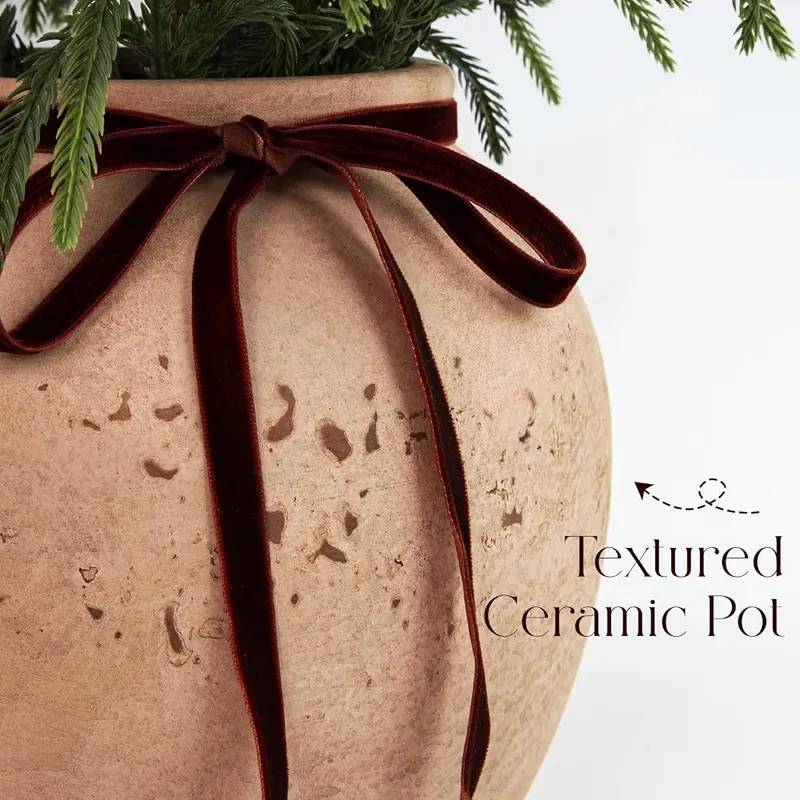 ORIENTAL CHERRY Christmas Decorations – Neutral farmhouse holiday styling