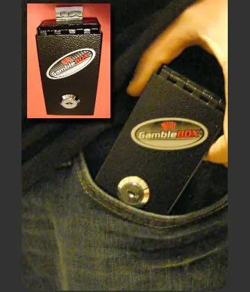 Original USA GambleBox Metal Pocket Sized Gambling – Large pocket-sized design fits in purses