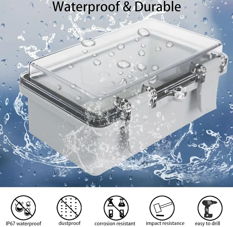 Otdorpatio Junction Box 200x100x70mm Transparent – product photo 2 of 7