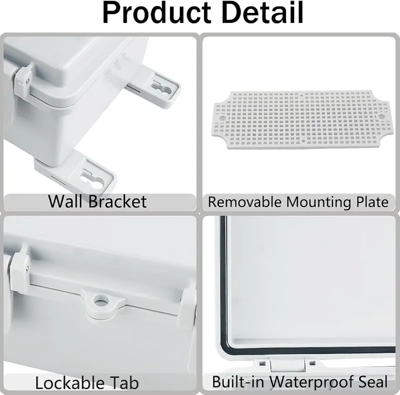 Otdorpatio Junction Box 200x100x70mm Transparent – product photo 4 of 7