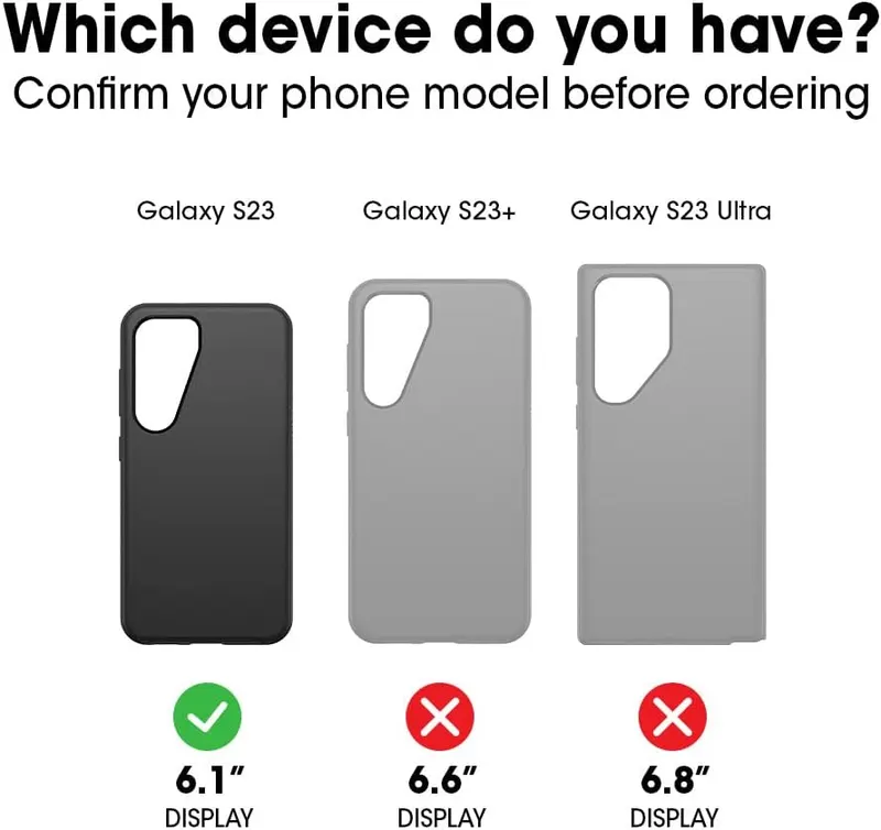 OtterBox Galaxy S23 Commuter Series Case – Perfect Fit for Samsung Galaxy S23