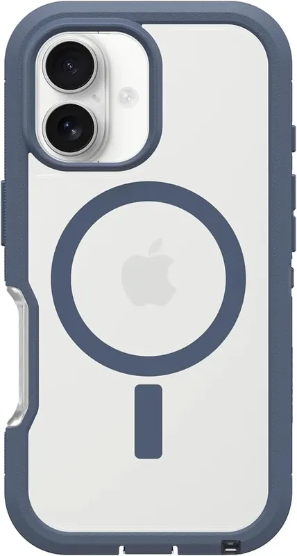 OtterBox iPhone 16 Defender Series XT Clear in Baby Blue Clear