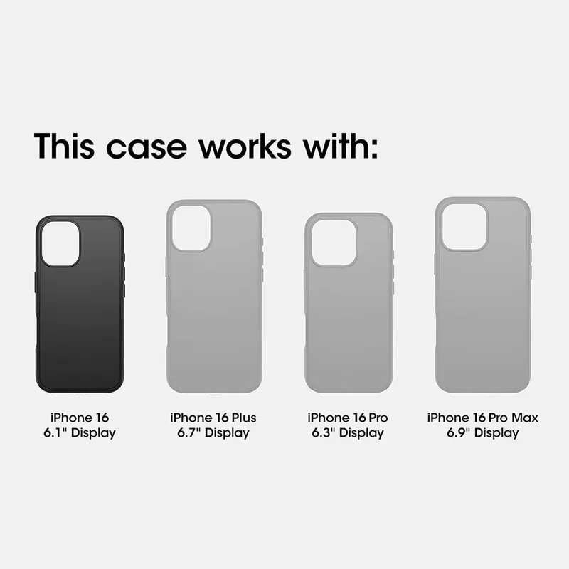 OtterBox iPhone 16 Defender Series XT Clear – Precision Fit