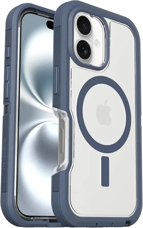 OtterBox iPhone 16 Defender Series XT Clear – 7X MILITARY‑GRADE DROP PROTECTION – Drop protection tested